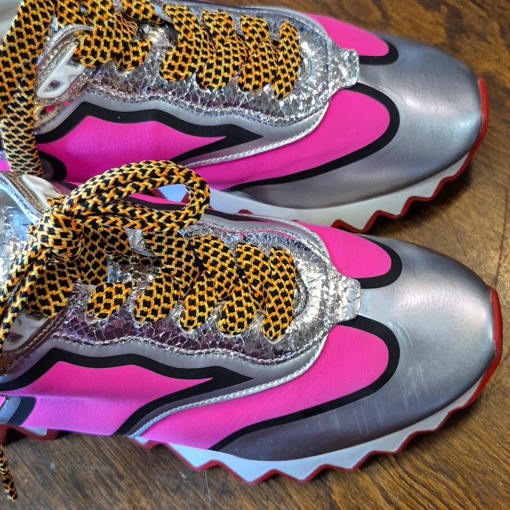 Christian Louboutin Sharkina Sneaker Neo SP Star Version Multi Color (#1640) - Picture 10 of 17